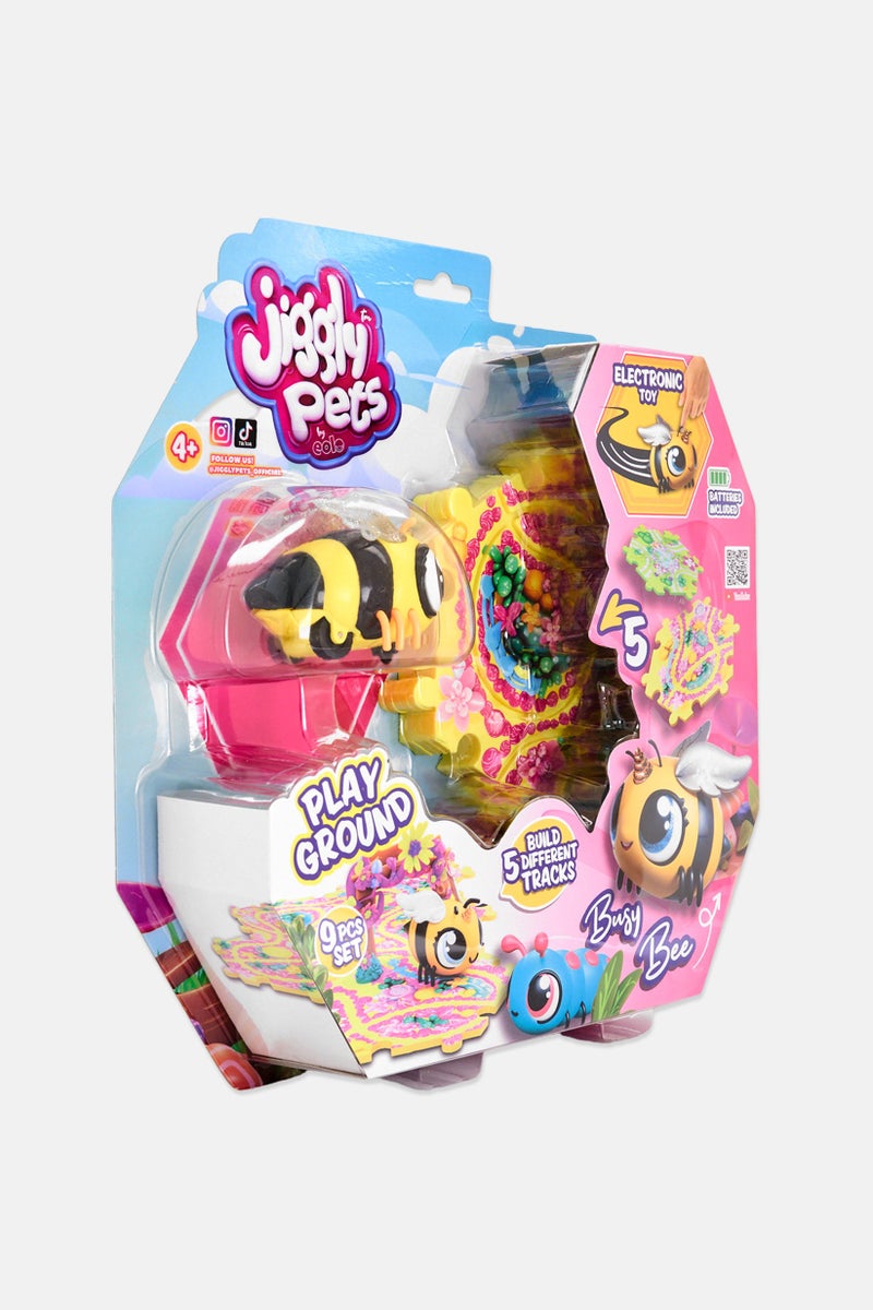 Jiggly Pets نحلة مشغولة مع ملعب - Image 3